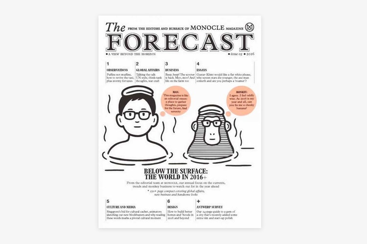 Monocle 推出《The Forecast》2016 號
