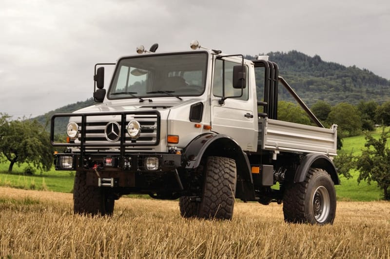 阿諾舒華辛力加 eBay 放售 1977 年出廠 Mercedes Benz Unimog U1300 SE 6.4