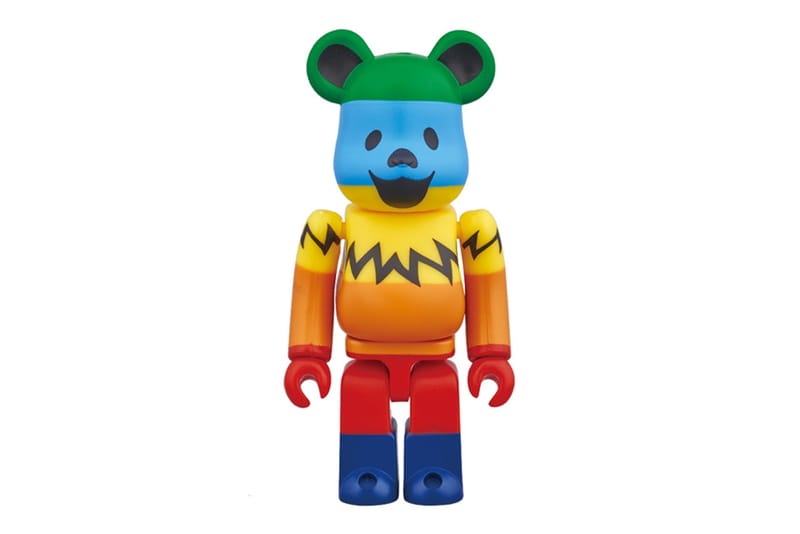 Grateful Dead x Medicom Toy 聯名 100% & 1000%「Dancing Bears」Bearbrick 玩偶