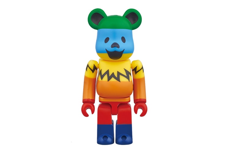 Grateful Dead x Medicom Toy 聯名 100% & 1000%「Dancing Bears」Bearbrick 玩偶