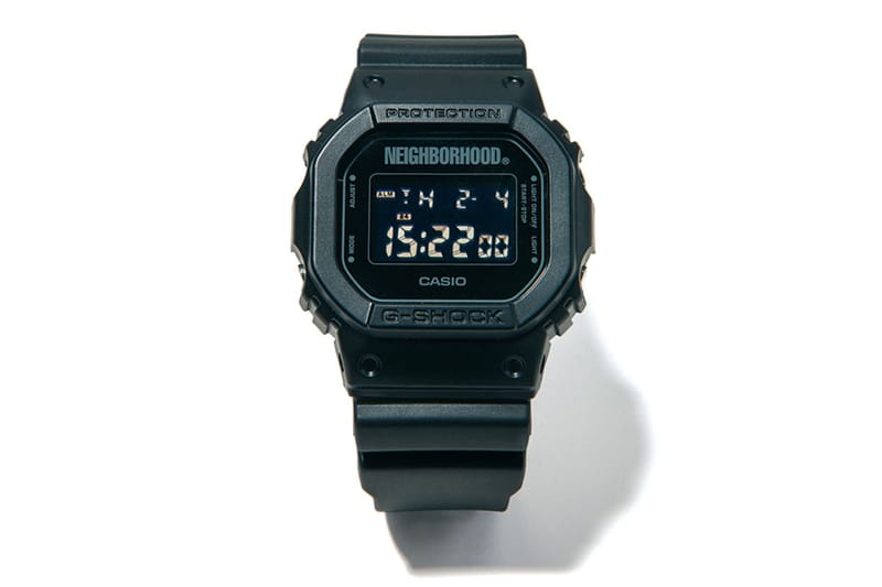 NEIGHBORHOOD x G-SHOCK DW-5600 聯名腕錶