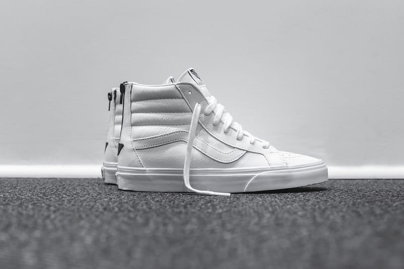 近賞 Vans Sk8-Hi Zip 2016 春夏全白配色設計