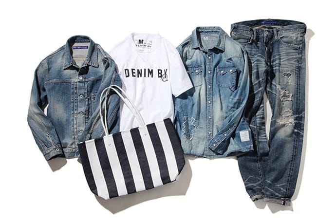 DENIM BY VANQUISH & FRAGMENT ギンガムチェック シャツ ブラック M 