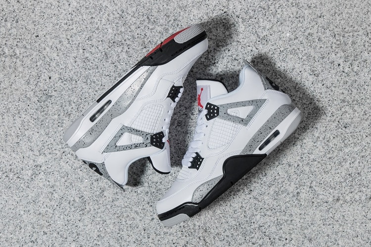 近賞 Air Jordan 4「White Cement」配色