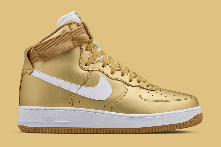 Nike Air Force 1 High「Metallic Gold」配色