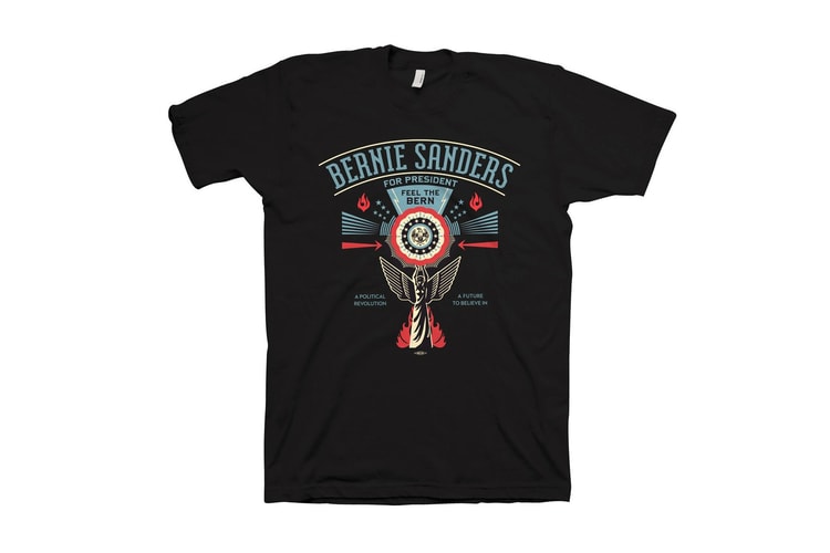 Shepard Fairey 為 Bernie Sanders 推出特別版 T-Shirt 以表支持
