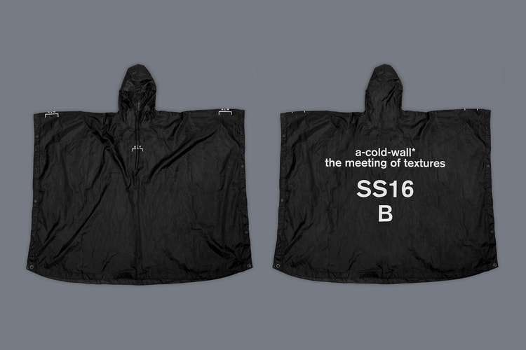 A-COLD-WALL* 2016 春夏系列正式發售