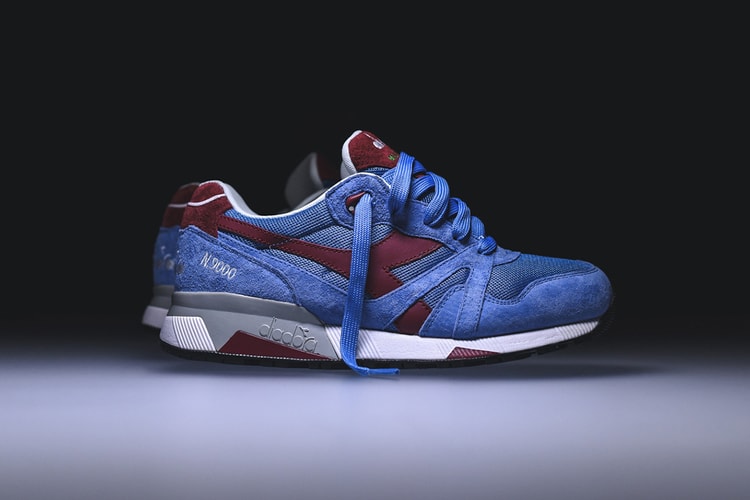 Diadora N9000 Italia 全新配色設計「Silver Lake Blue」