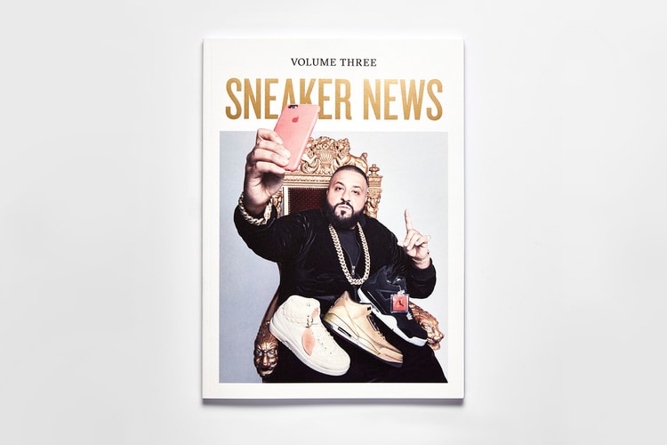 DJ Khaled 登上《Sneaker News: Volume Three》封面