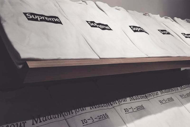 搶先預覽！Supreme 巴黎新店限定別注 Box Logo Tee 設計