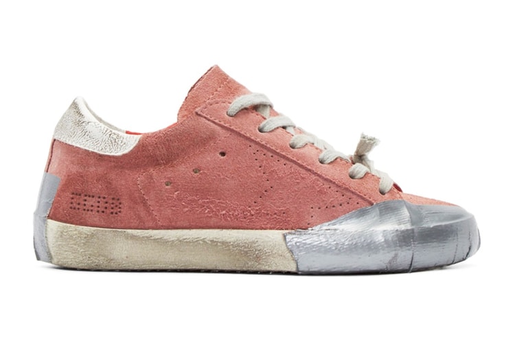 Golden Goose 灰粉配色 Skate Superstar 鞋履