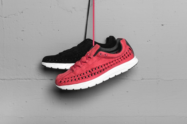 近賞 Nike Mayfly Woven 全新配色設計「Terra Red」與「Black」