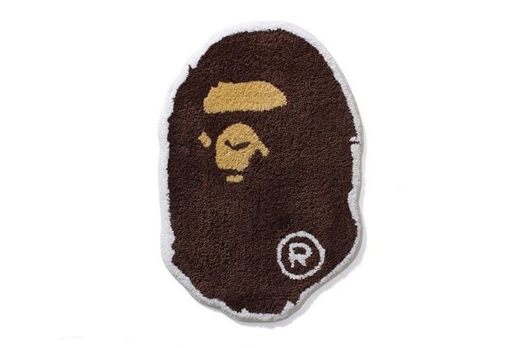 A Bathing Ape「Ape Head」地毯