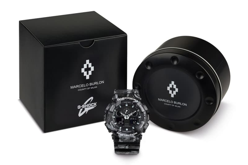 Casio G-SHOCK GA-100 x Marcelo Burlon County of Milan 聯名限量腕錶