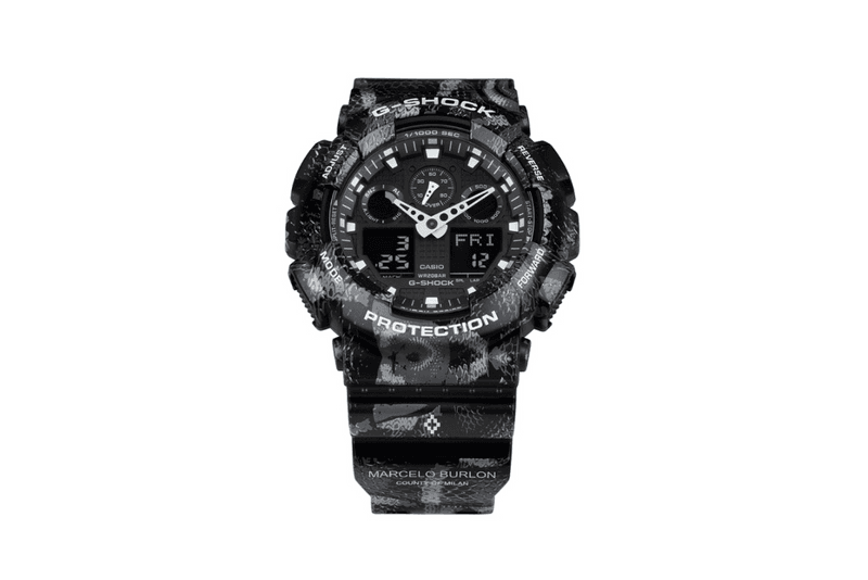 Casio G-SHOCK GA-100 x Marcelo Burlon County of Milan 聯名限量腕錶