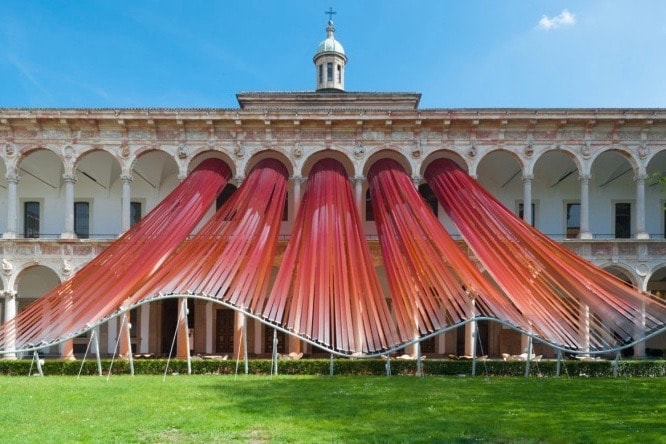 馬岩松 MAD 建築事務所於 2016 米蘭設計周打造「Invisible Border」公共空間裝置