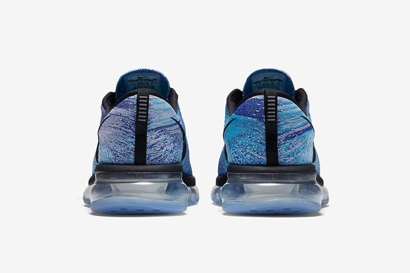 nike flyknit air max chlorine blue