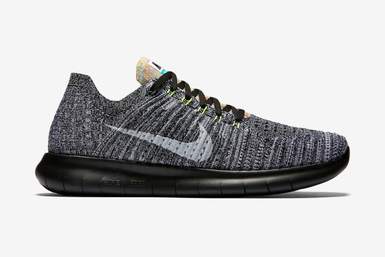 非對稱美感!Nike Free RN Flyknit 全新配色設計「Multicolor」