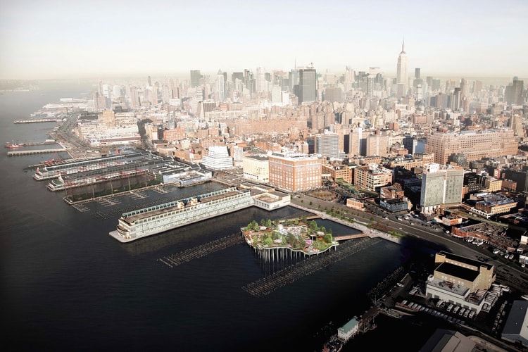 Thomas Heatherwick 設計 Pier 55 紐約 Hudson 河「人工島」今夏開工