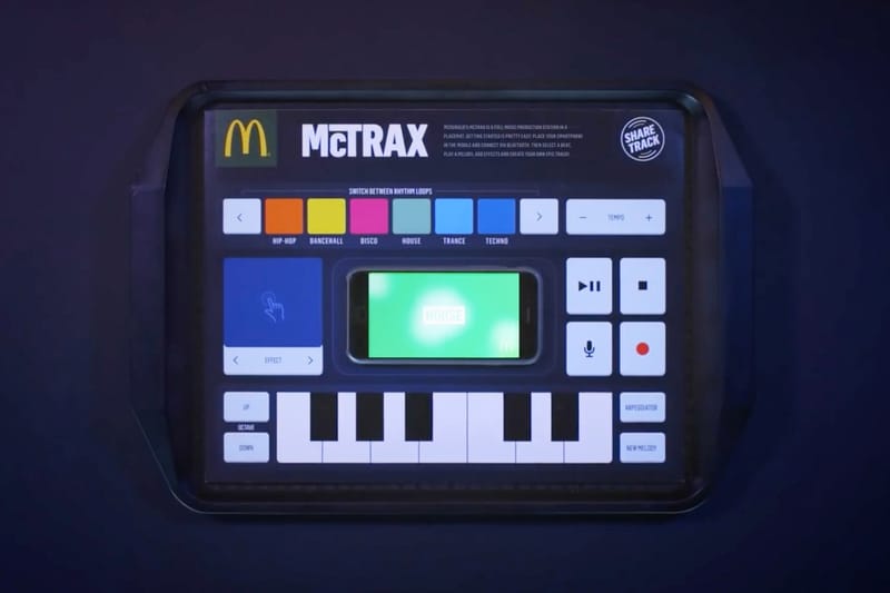 荷蘭 McDonald's 推出 McTrax「音樂托盤墊」