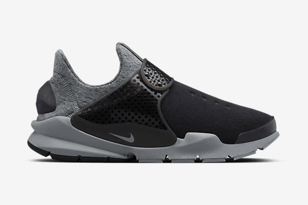 NikeLab Sock Dart Tech Fleece Grey/Black restock