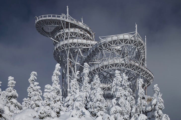 捷克 The Sky Walk「盤旋天梯」締造騰雲駕霧體驗感