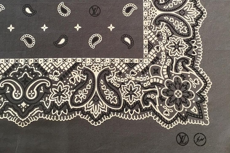 Kim Jones & 藤原浩搶先曝光 Louis Vuitton x fragment design 聯名方巾
