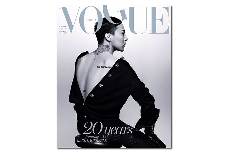 G-Dragon 登上韓國版《VOGUE》8 月號封面