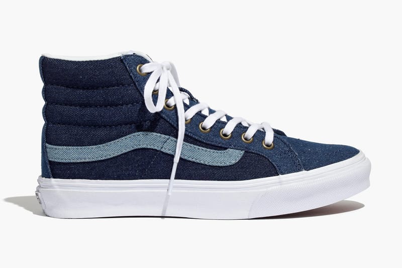 女生專屬！Madewell x Vans 推出全新 3 色丹寧 Sk8-Hi Slim