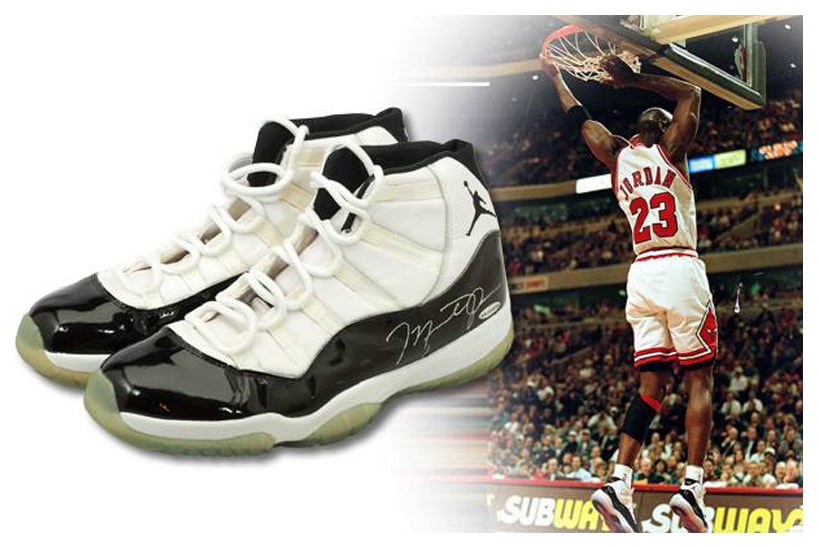 Michael Jordan Autographed Nike Air Jordan 11 Retro Concord 2018 Shoes