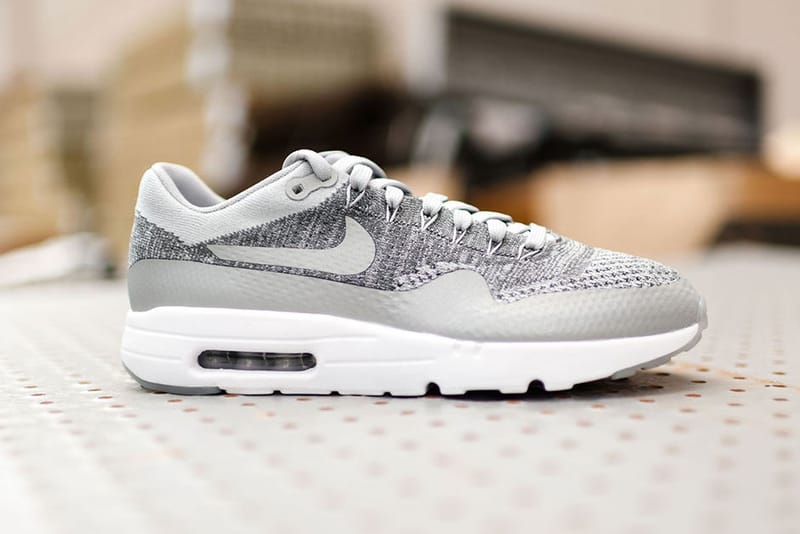 近賞 Nike 全新鞋款 Air Max 1 Ultra Flyknit「Wolf Grey」配色