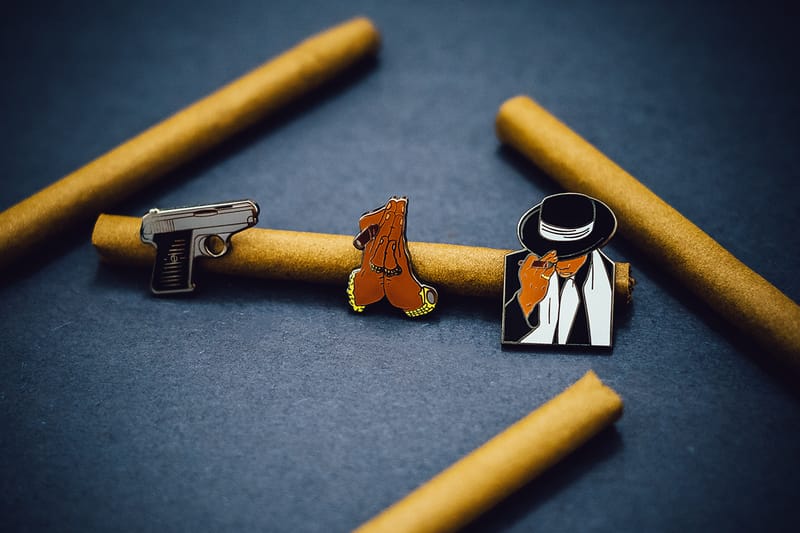 PINTRILL x Jonathan Mannion 聯名「Reasonable Doubt」胸針套組