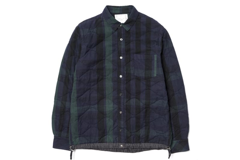 sacai Garment Washed Quilted 襯衫系列