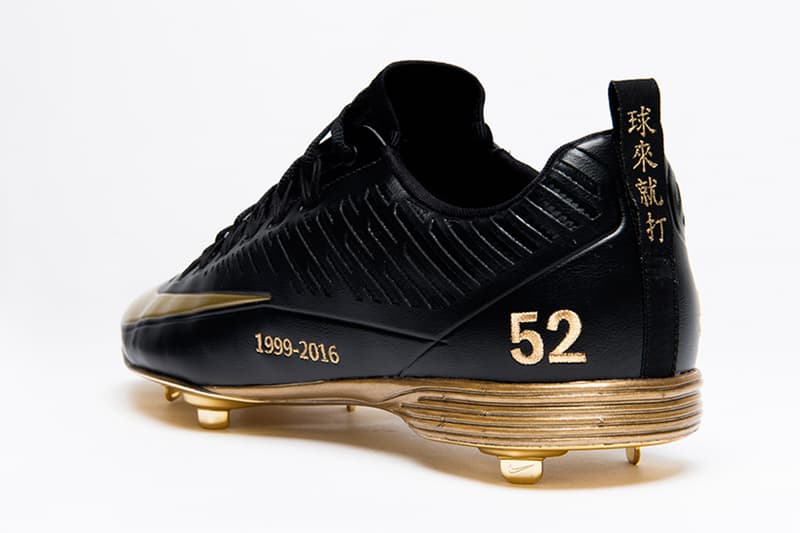 Nike made special edition baseball shoes for lamigo player chen