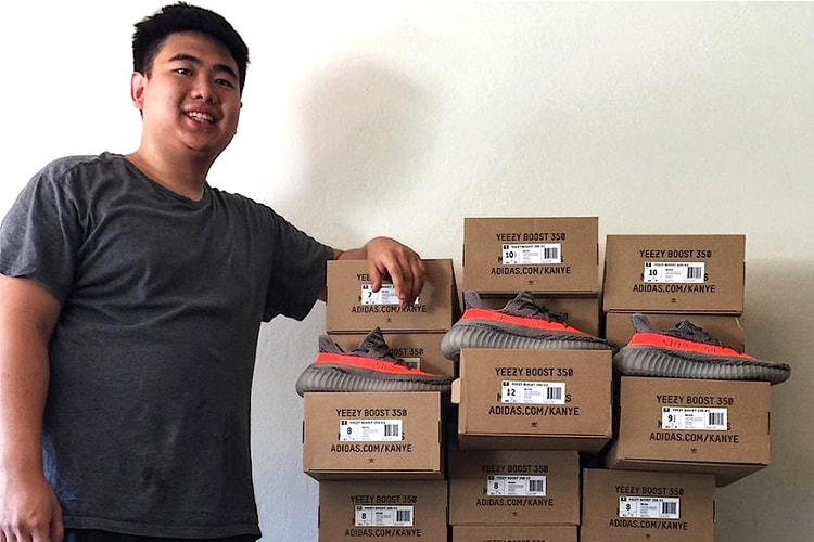 華人鞋販 Allen Kuo 提前曬出幾十雙 YEEZY Boost 350 V2