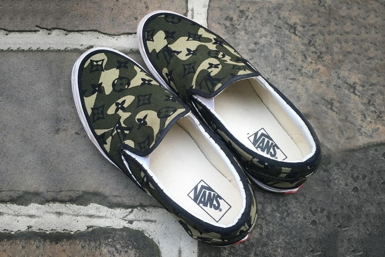 搶佔話題的三方聯名再現-村上隆定製 Louis Vuitton x Vans Slip-On 鞋款