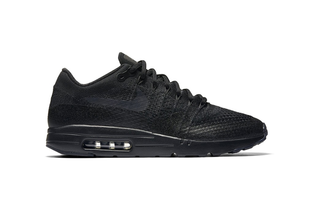 Nike  Air Max 1 Ultra Flyknit "Triple Black" Colorway Drops Next Month