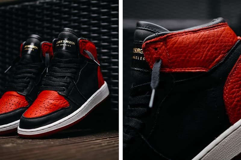 The Shoe Surgeon 瘋狂改造－鑑賞豪華版 Swooshless Air Jordan 1 Retro High OG「Banned」