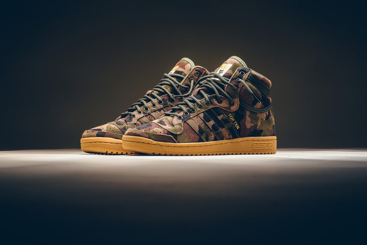 迷彩滿載-adidas Originals Top Ten Hi 全新配色設計「Base Green」