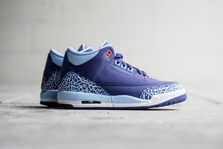近賞 Air Jordan 3 GS 全新配色「Dark Purple Dust」