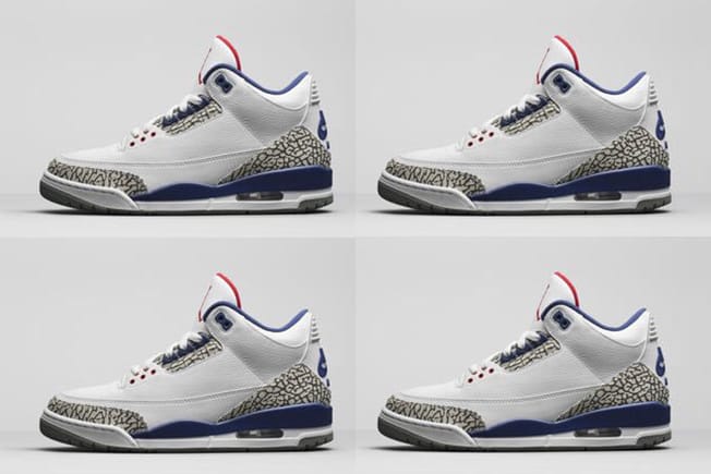 Air Jordan 3 Retro 元年復刻配色「True Blue」官方圖片釋出