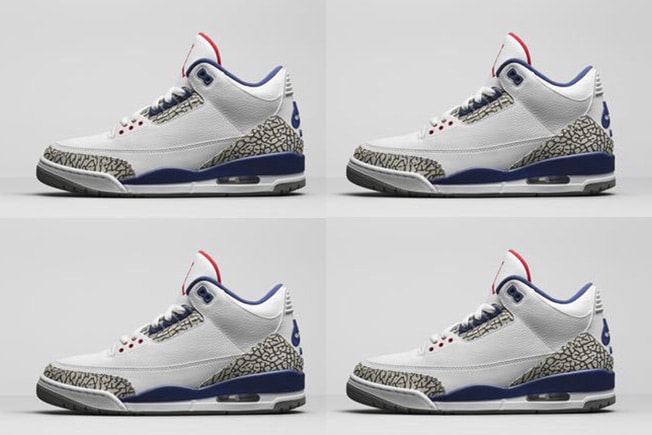 Air Jordan 3 Retro 元年復刻配色「True Blue」官方圖片釋出