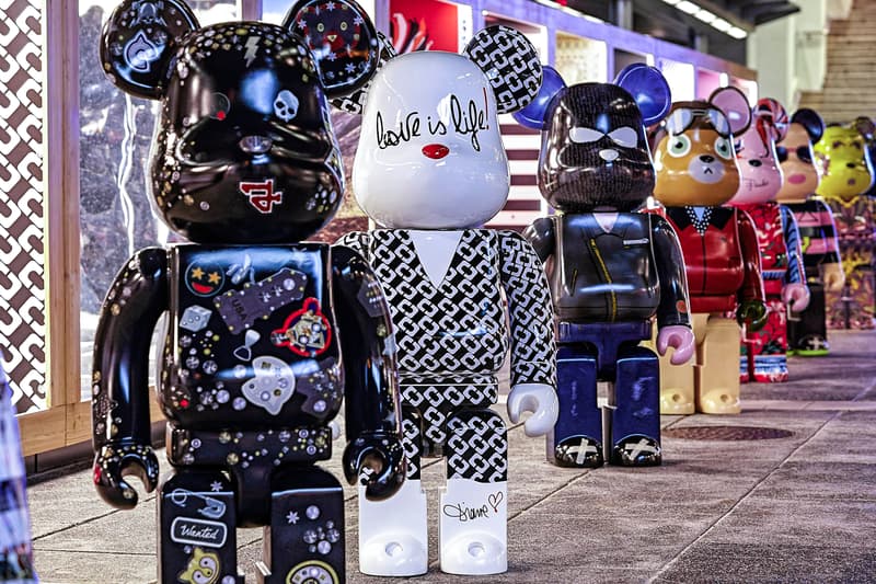 bearbrick x harbour city style up charity sale at hbx