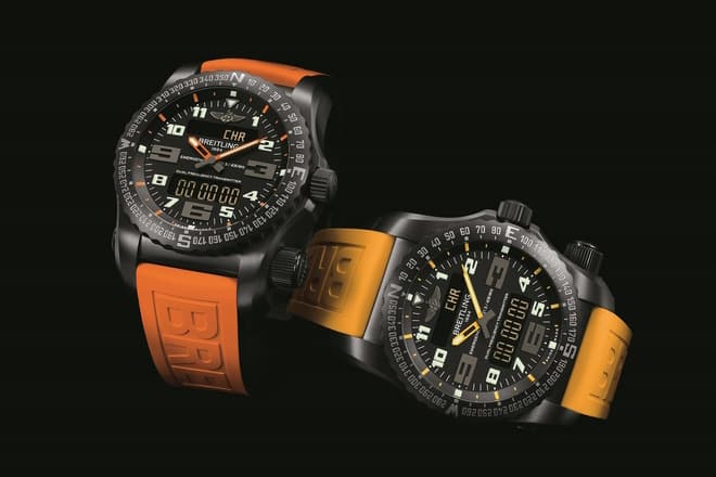 Breitling Emergency Night Mission 雙頻譜定位時計