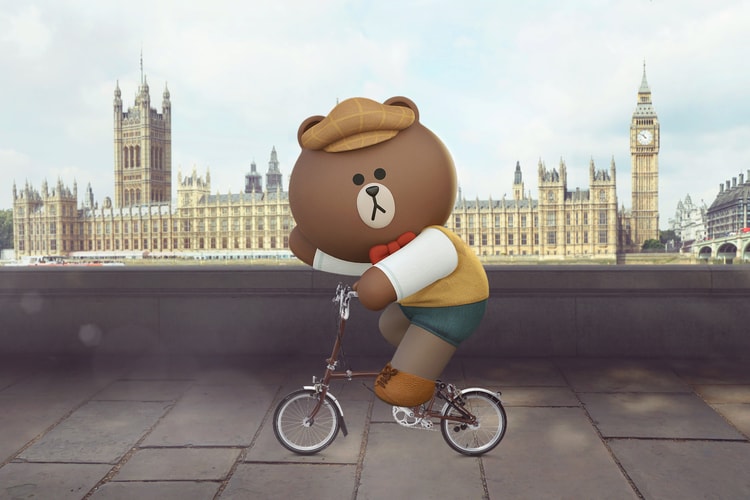 LINE FRIENDS 與 BROMPTON 推出限量版「Made for Brown」摺疊單車