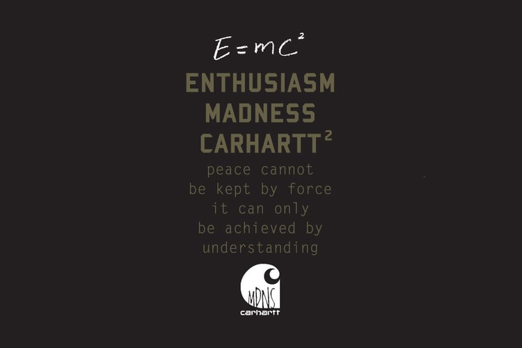 MADNESS x Carhartt WIP 2016 秋冬系列聯名預告