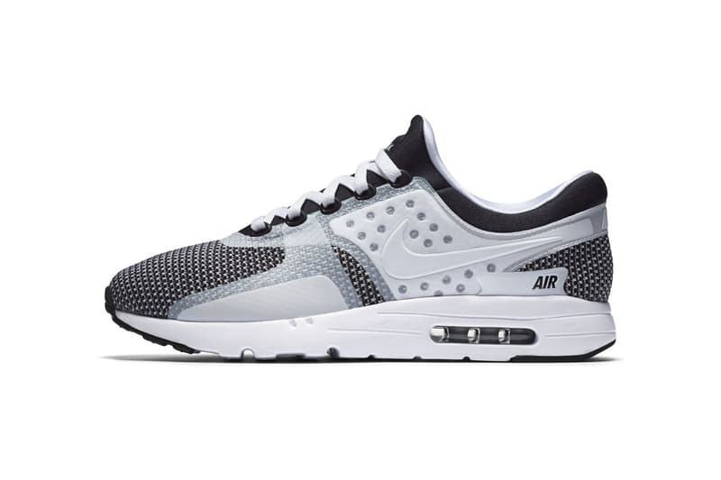 nike air max zero white and black