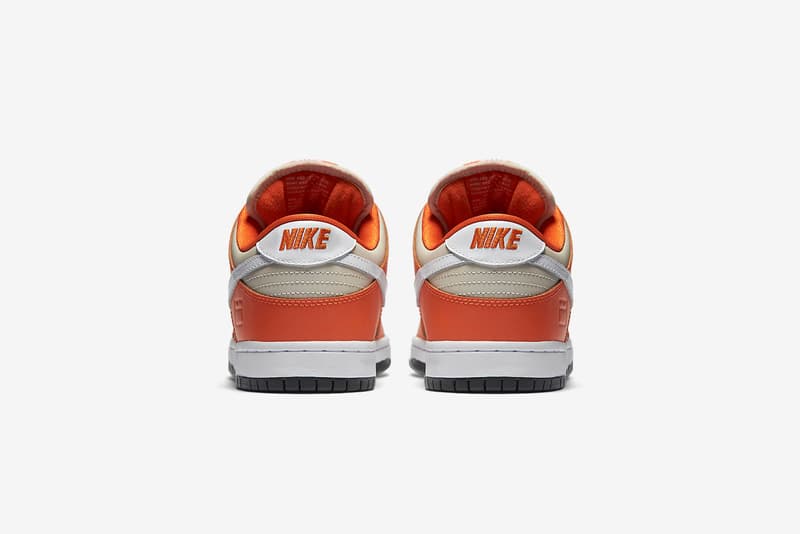 nike sb dunk low premium orange box closer look