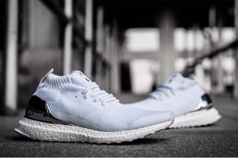 Ronnie Fieg x adidas 聯名 UltraBOOST Mid 白銀配色細節預覽