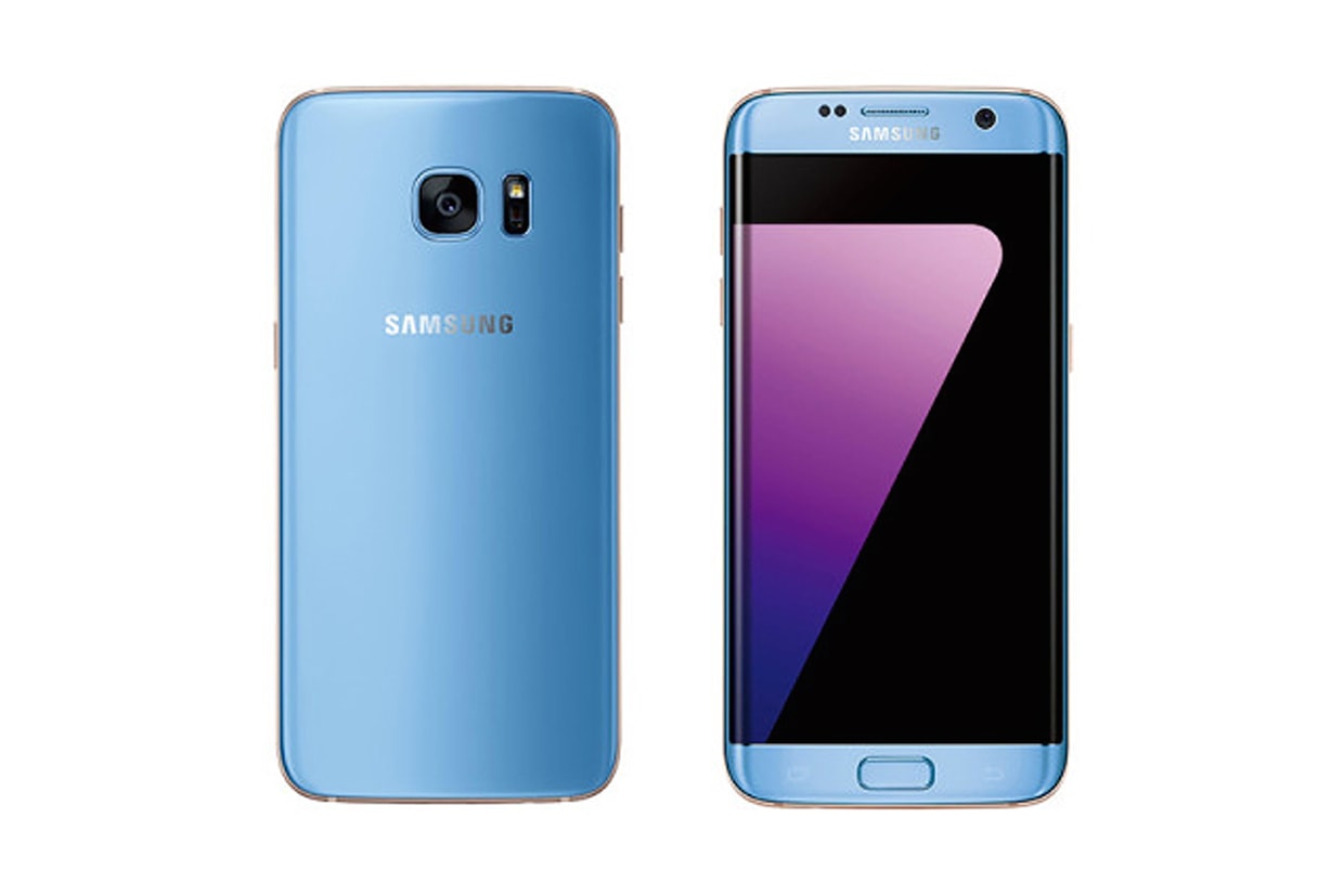 Samsung S7 Edge Blue Coral